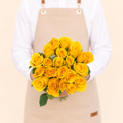 Yellow Moonwalk Roses