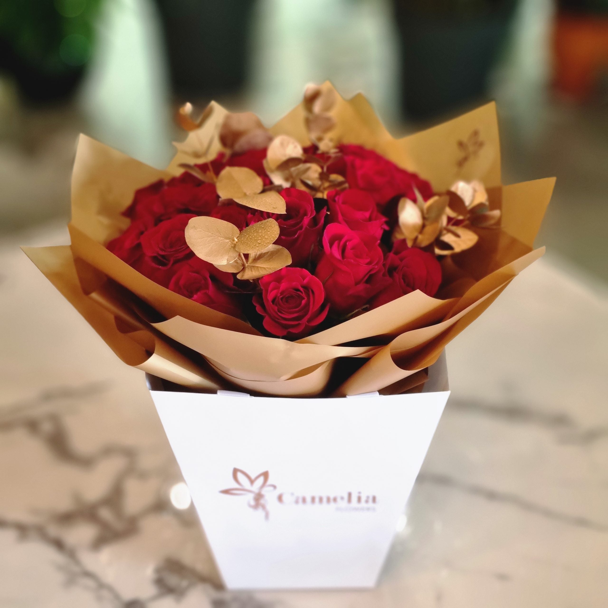 Shaghaf Red Roses Bouquet