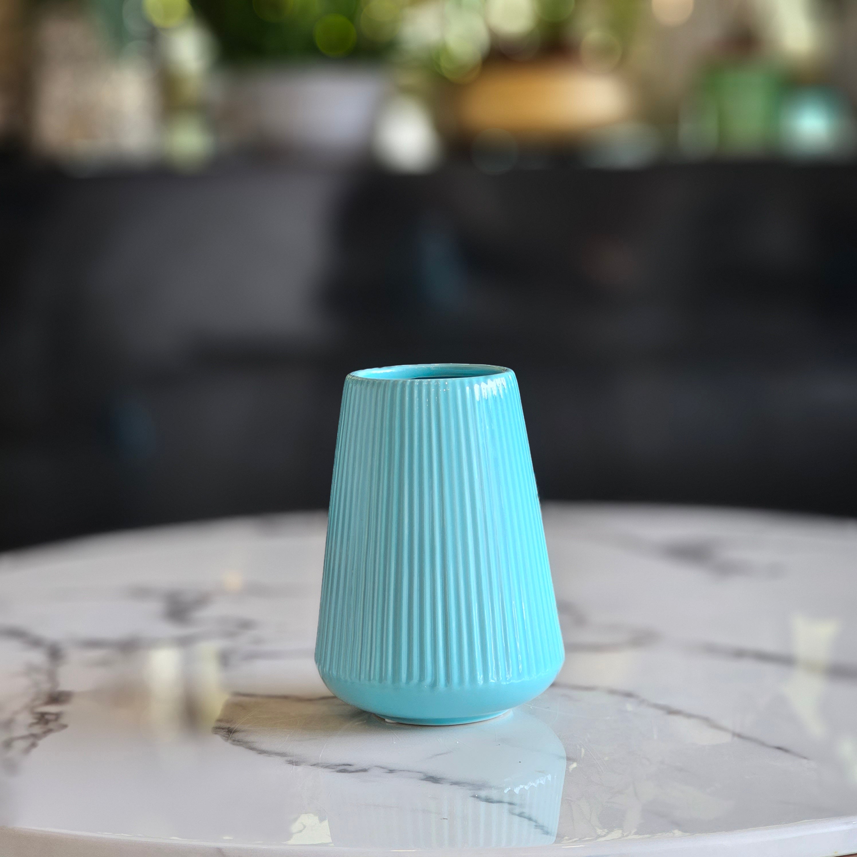 Blue Ceramic Vase