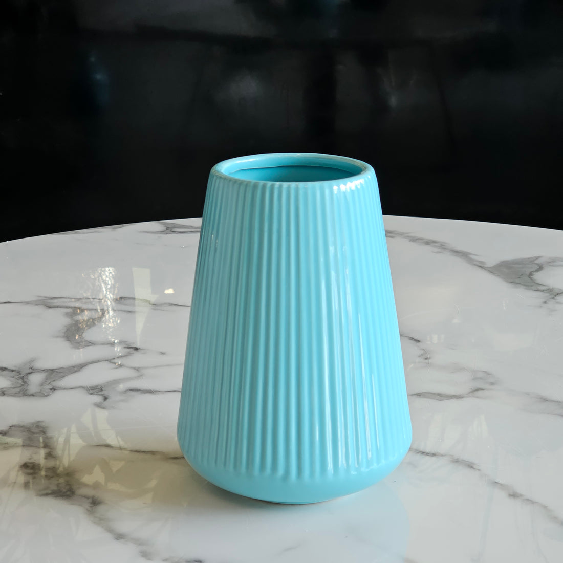 Blue Ceramic Vase