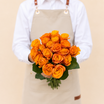 Orange Rose Bunch