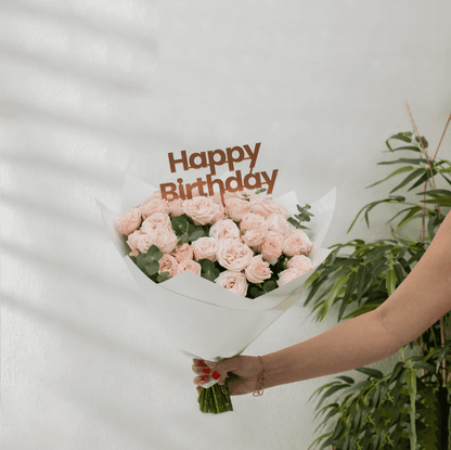 Jamila Bouquet + Happy Birthday Topper