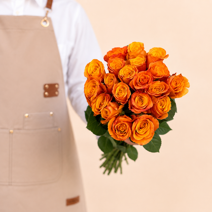 Orange Rose Bunch