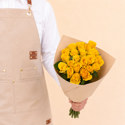 Yellow Moonwalk Roses
