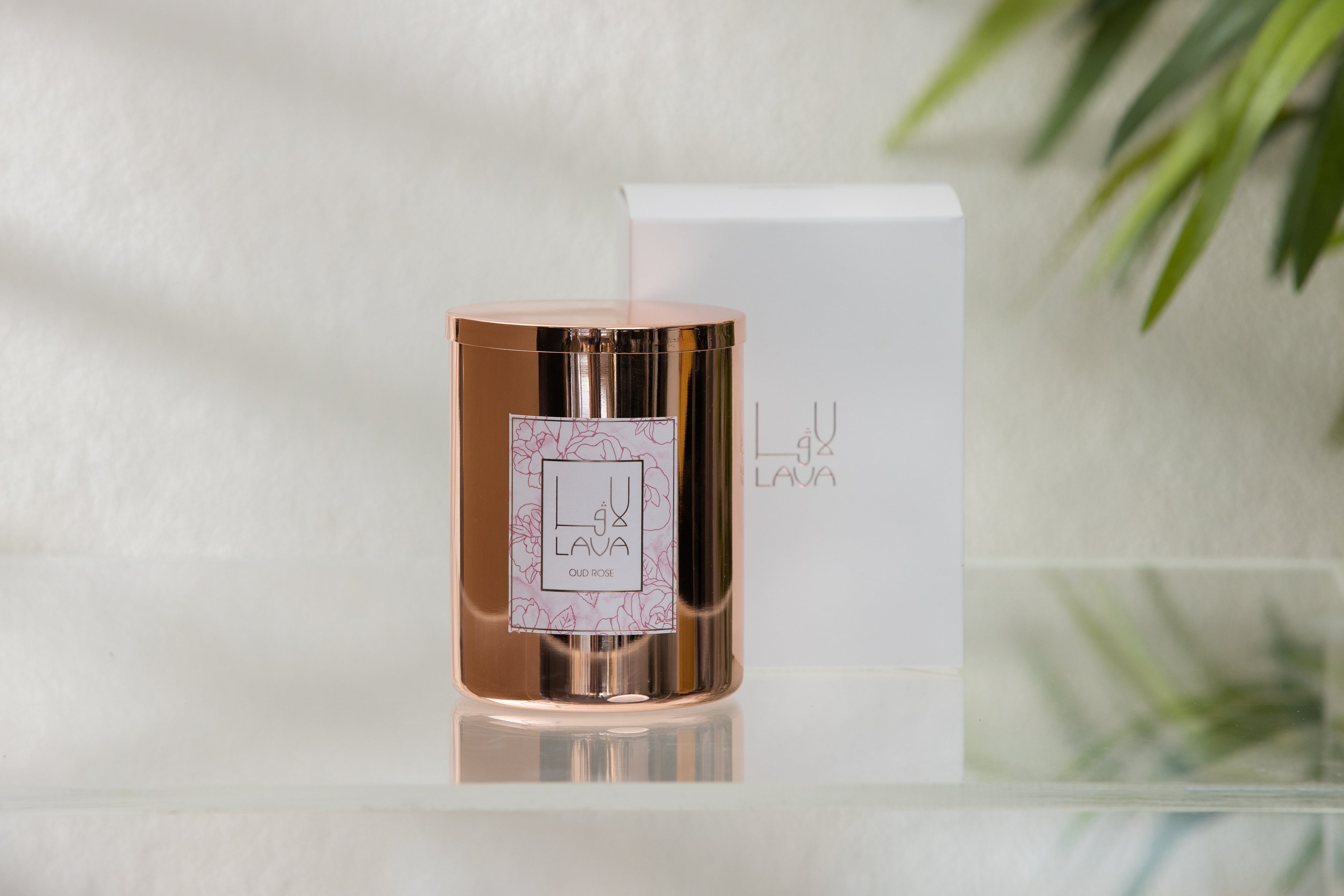 Ayesha Bouquet + Lava Candle