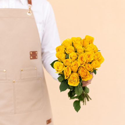 Yellow Moonwalk Roses