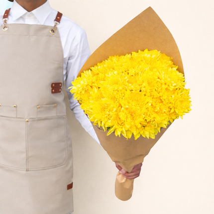 Pure Yellow Chrysanthemum Spray