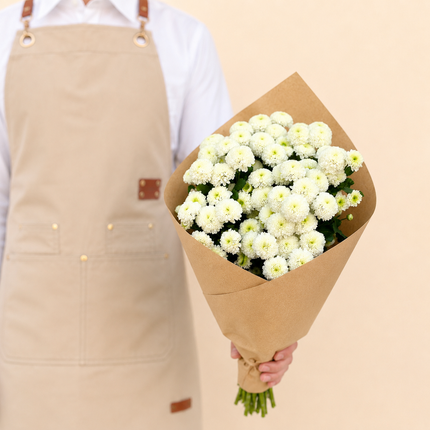 Chrysanthemum Button Spray White