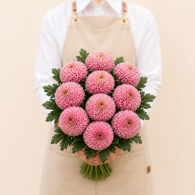 Chrysanthemum Single - Ping Pong Pink