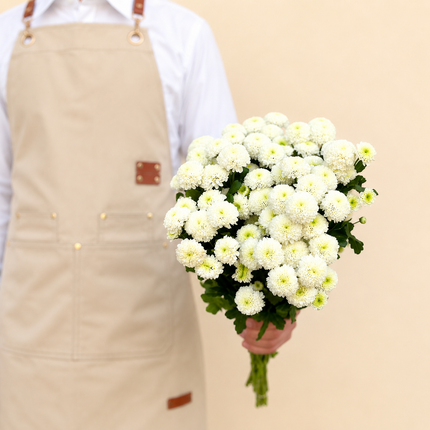 Chrysanthemum Button Spray White