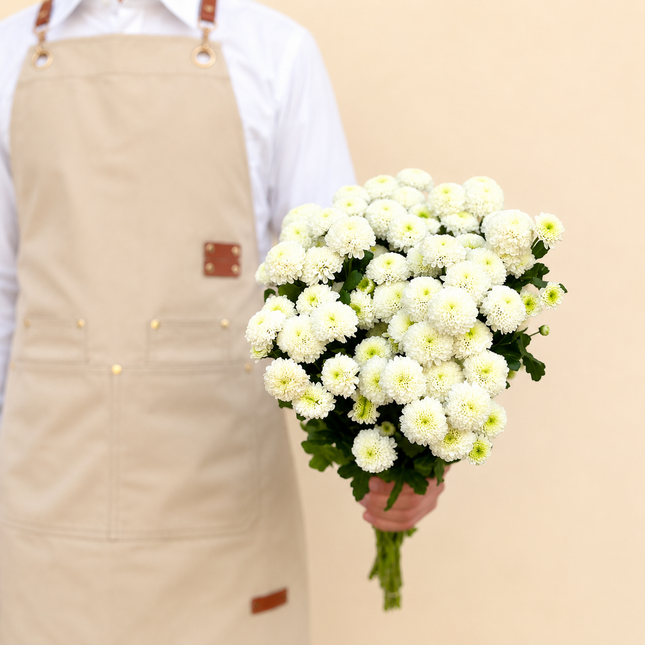 Chrysanthemum Button Spray White
