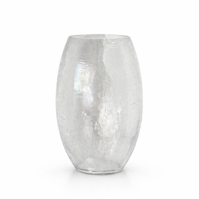Frosted Textured Glass Vase