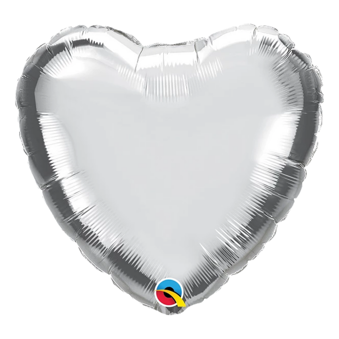 Silver Heart shaped Balloon