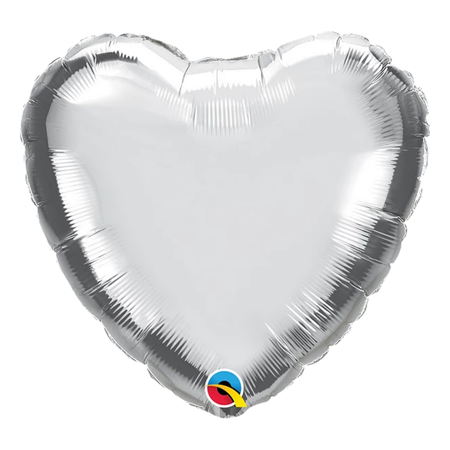 Silver Heart shaped Balloon