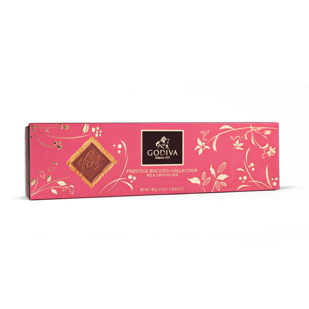 GODIVA'S MILK CHOCOLATE BISCUITS, 12 PC. – Plantaflora