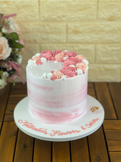 Pink Lunar Bloom Cake