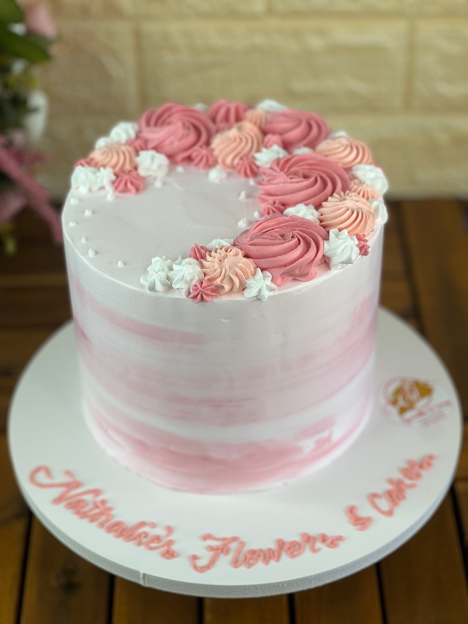 Pink Lunar Bloom Cake