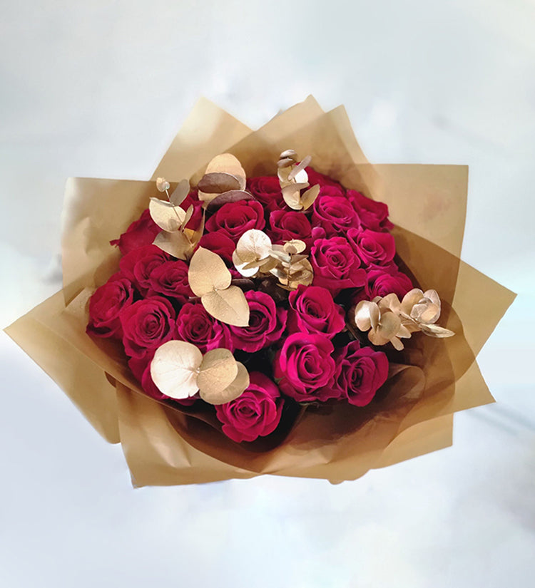 SHAGHAF RED ROSES BOUQUET