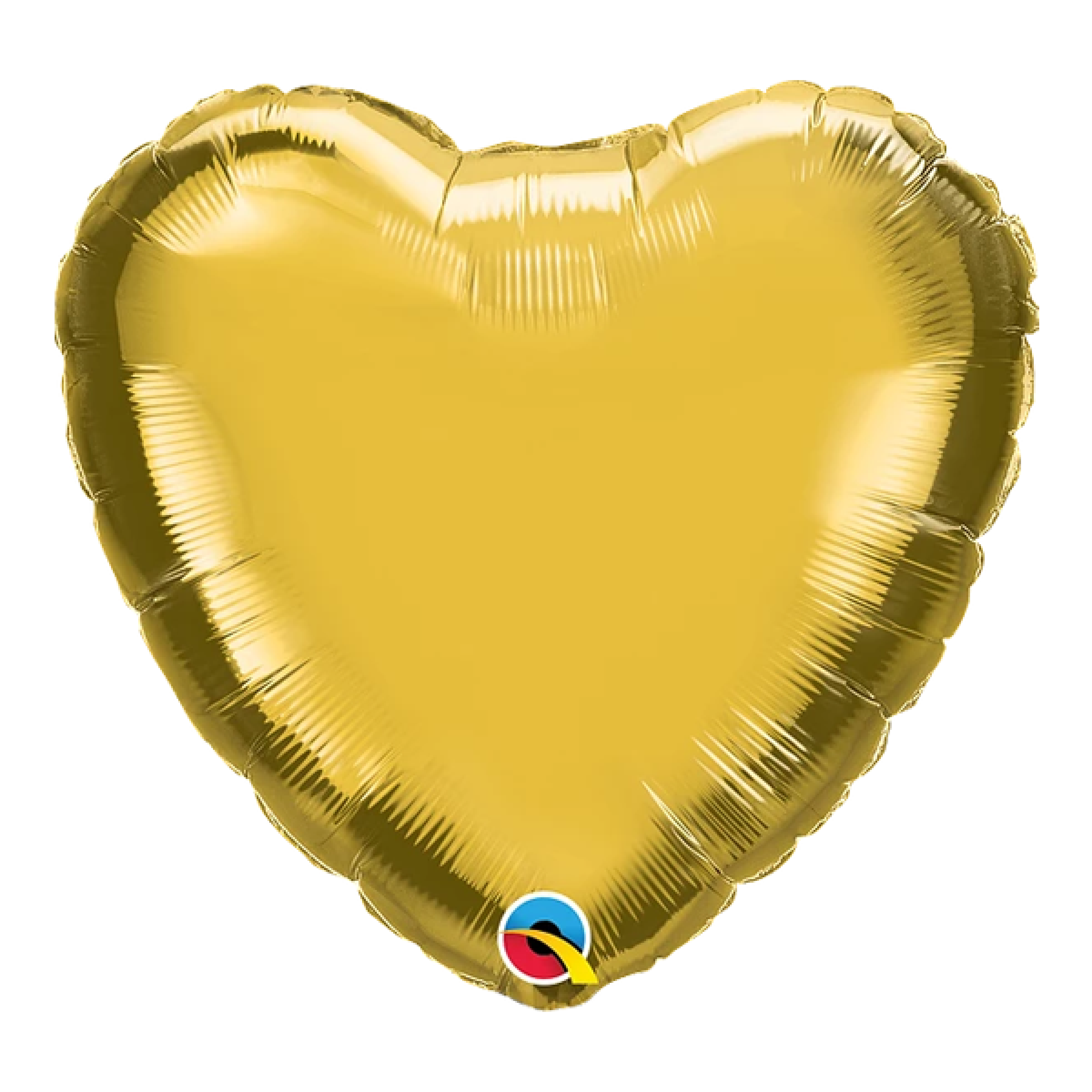 Gold Heart shaped Balloon