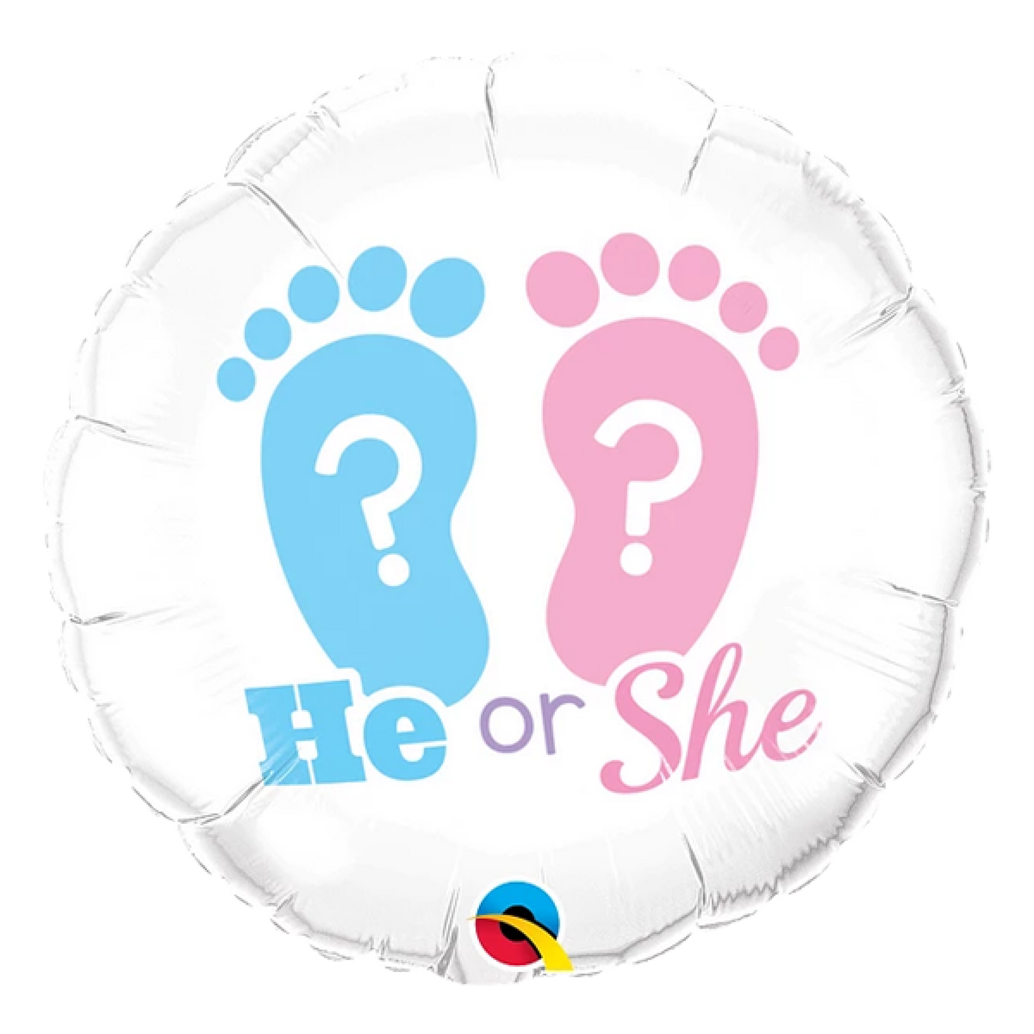 He or She ? Footprints Balloon