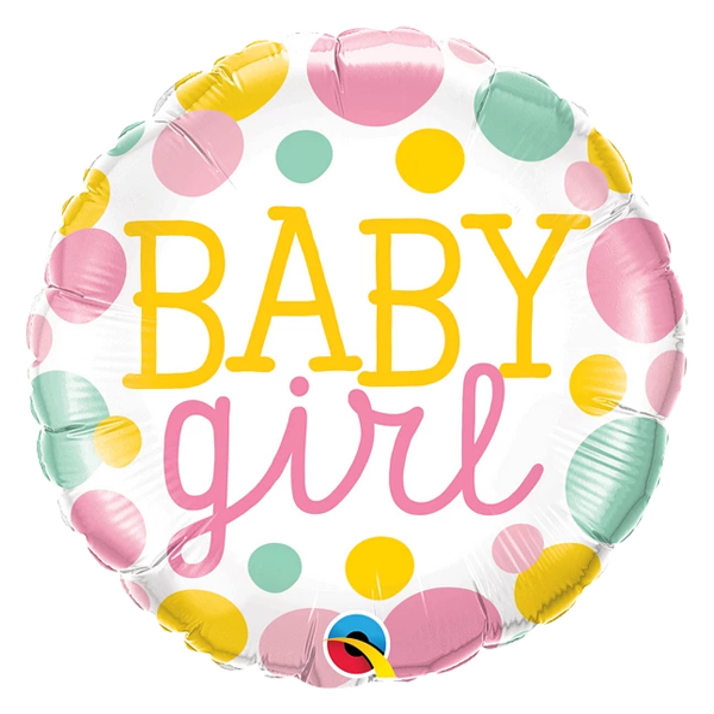 Baby Girl Dots Balloon