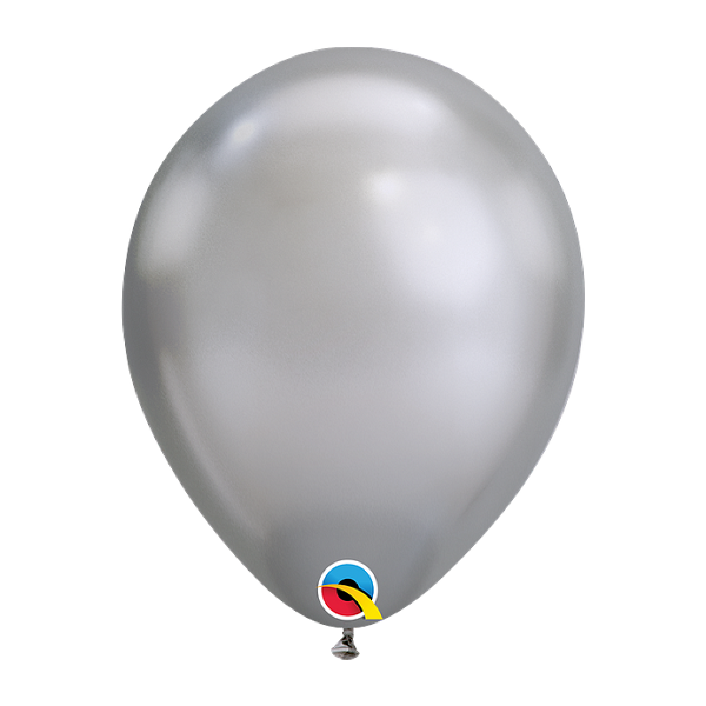 Round Silver Balloon