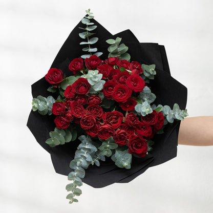 Hayati Red Baby Roses Bouquet