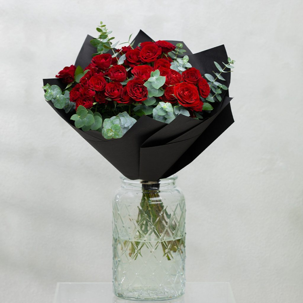 Hayati Red Baby Roses Bouquet